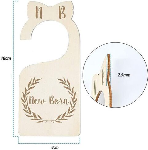 Premium Wood Baby Closet Dividers,Baby Clothes Organizers Home Nursery Decor,from Newborn to 24 Month,Baby Closet Organizers,Nursery Decor,Baby Clothes Organizers（7 Pieces） in Saudi Arabia