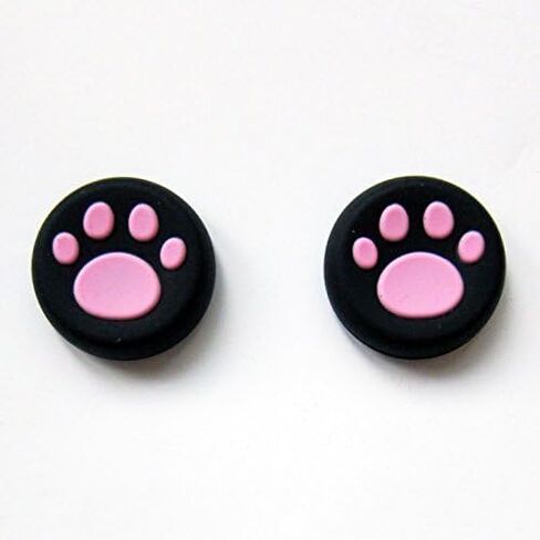 سيليكون عصا الإبهام غطاء غطاء عصا التحكم Thumbsticks قبعات ل PS4 Xbox ONE Xbox 360 PS3 PS2 القط الكلب باو (B) in Kuwait