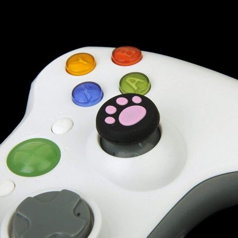 سيليكون عصا الإبهام غطاء غطاء عصا التحكم Thumbsticks قبعات ل PS4 Xbox ONE Xbox 360 PS3 PS2 القط الكلب باو (B) in Kuwait