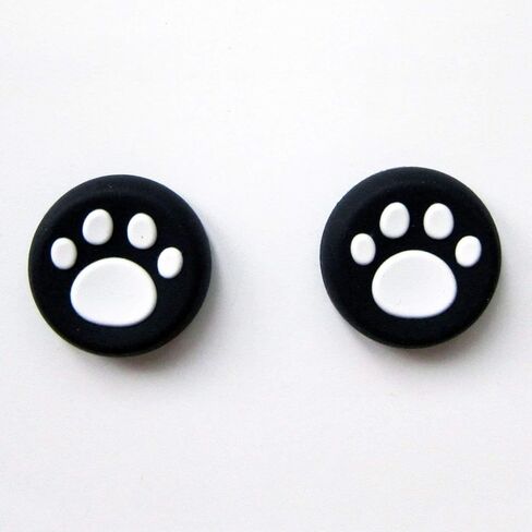 سيليكون عصا الإبهام غطاء غطاء عصا التحكم Thumbsticks قبعات ل PS4 Xbox ONE Xbox 360 PS3 PS2 القط الكلب باو (B) in Kuwait