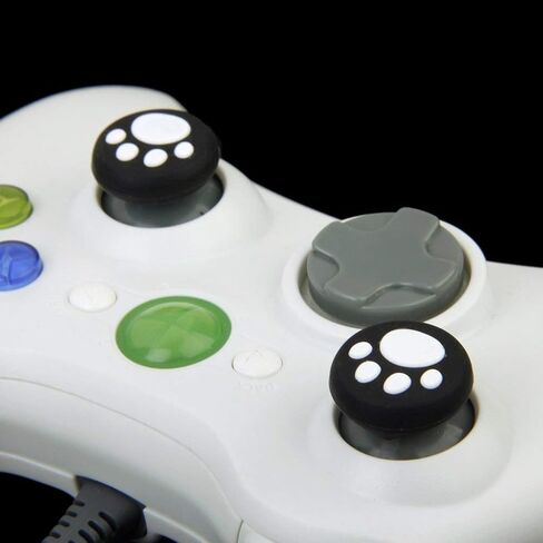 سيليكون عصا الإبهام غطاء غطاء عصا التحكم Thumbsticks قبعات ل PS4 Xbox ONE Xbox 360 PS3 PS2 القط الكلب باو (B) in Kuwait