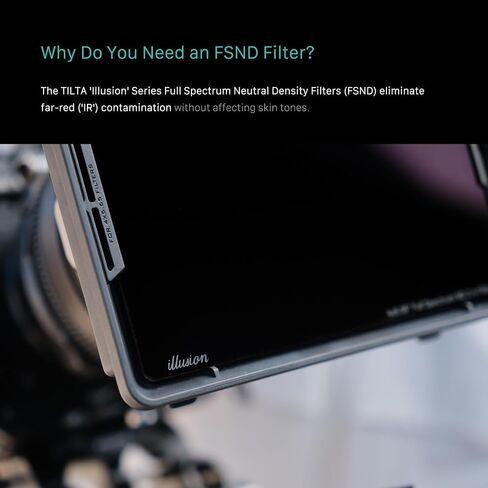 Tilta Illusion 4×5.65″ Full Spectrum ND Filter | Limits Reflections and Lens Flares | Lens Protection | Compatible with Most Full Sized Matte Boxes | TF-456-ND9 (456 ND 0.9) in Saudi Arabia