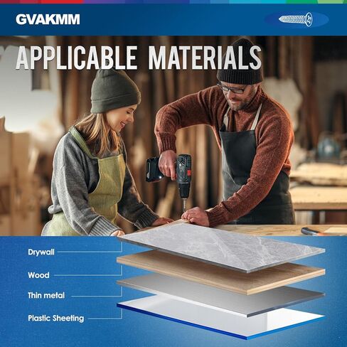 مجموعة متنوعة من براغي الحوائط الجافة، #7 مجموعة براغي خشبية سوداء، 160 قطعة، 5 أحجام (3 بوصة، 2 بوصة، 1-3/8 بوصة، 1 بوصة، 5/8 بوصة)، رأس بوق محرك فيليبس الخشن نقطة حادة، مثالية للخشب والألواح الصخرية والمزيد in Kuwait