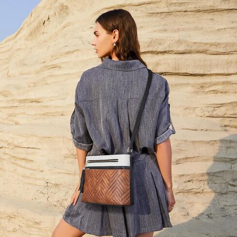 BOSTANTEN Crossbody Bags for Women Quilted Purses Medium Shoulder Handbags with Tassel in Saudi Arabia