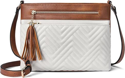 BOSTANTEN Crossbody Bags for Women Quilted Purses Medium Shoulder Handbags with Tassel in Saudi Arabia