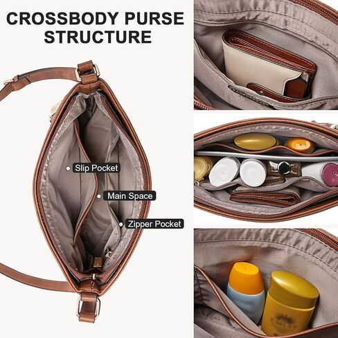 BOSTANTEN Crossbody Bags for Women Quilted Purses Medium Shoulder Handbags with Tassel in Saudi Arabia