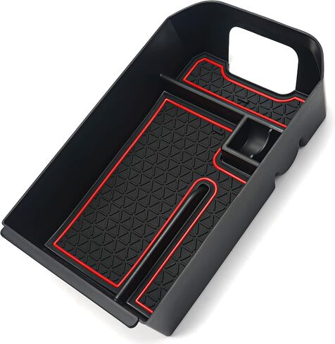 OTUAYAUTO Center Console Organizer Replacement for 2019-2024 Toyota RAV4 -Anti-Dust Armrest Secondary Storage Tray in Saudi Arabia