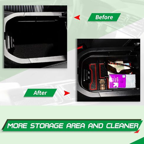 OTUAYAUTO Center Console Organizer Replacement for 2019-2024 Toyota RAV4 -Anti-Dust Armrest Secondary Storage Tray in Saudi Arabia