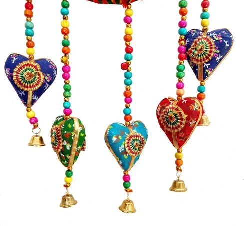Handmade Crafted Home Decoration Hanging Birds,Elephant,Heart Shape Door Ornaments Shandler (Heart Ring) in Saudi Arabia