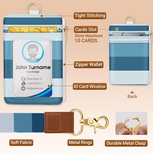 Plifal Lanyards for Keys Wristlet Keychain Wrist Lanyard Wallet for Women Geometry Stripe Wristlet Strap for Car Keys Blue Cute Short Small Wrist Key Holder Key Chain Strap in Saudi Arabia