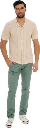 Robert Graham Men's Delmar Short Sleeve Knit Sweater in Saudi Arabia
