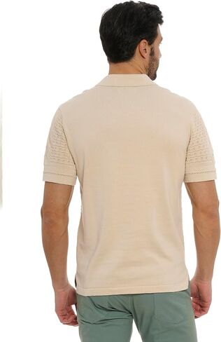 Robert Graham Men's Delmar Short Sleeve Knit Sweater in Saudi Arabia