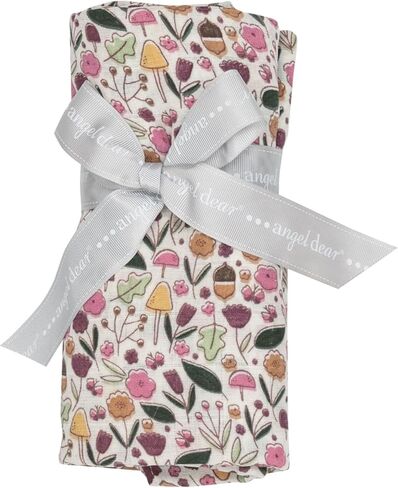 Angel Dear - بطانية قماط بزهور البلوط، طقم من قطعتين باللون الوردي in Kuwait