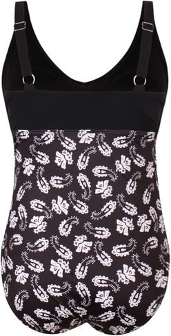 JINXUEER Women's Plus Size Swimwear Ruched Tummy Control Swimsuit One Piece Fashion Bathing Suits in Kuwait