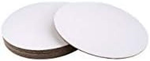 Cake Supplies On Sale, LLC 7" Round Coated Cakeboard, 100 ct in Saudi Arabia