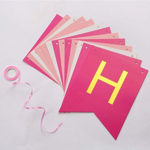 لافتة عيد ميلاد سعيد باللون الوردي الذهبي المتلألئ، لوازم حفلات أعياد الميلاد لديكورات حفلات أعياد الميلاد، ديكور معلق لغرف الأطفال in Kuwait