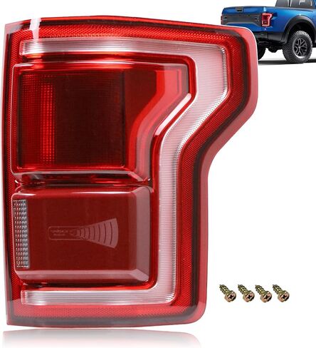 مصباح خلفي LED من Nakuuly مع نقطة عمياء متوافق مع Ford F150 2015 2016 2017 مجموعة إشارة مصباح الفرامل الخلفي للجانب الأيمن للراكب # HL3Z13404D (الوحدة غير متضمنة) in Kuwait