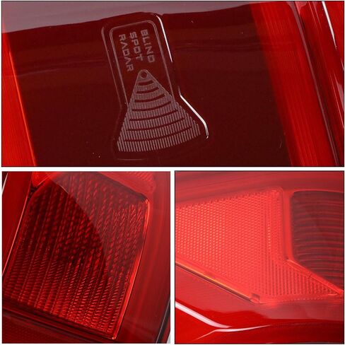 مصباح خلفي LED من Nakuuly مع نقطة عمياء متوافق مع Ford F150 2015 2016 2017 مجموعة إشارة مصباح الفرامل الخلفي للجانب الأيمن للراكب # HL3Z13404D (الوحدة غير متضمنة) in Kuwait