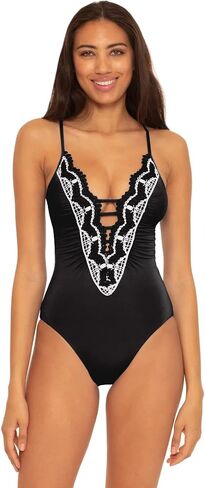 BECCA by Rebecca Virtue Delilah Clare Plunge One-Piece in Saudi Arabia