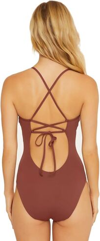 BECCA by Rebecca Virtue Delilah Clare Plunge One-Piece in Saudi Arabia