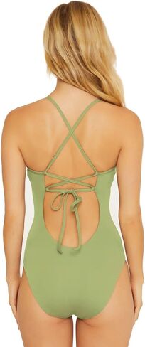 BECCA by Rebecca Virtue Delilah Clare Plunge One-Piece in Saudi Arabia
