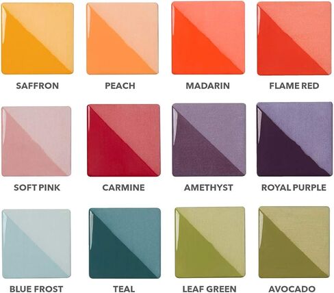 Speedball Underglaze Sampler Pack, (12) 2-Ounce Underglazes, 2020 Color Assortment in Saudi Arabia