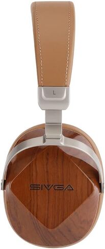 SIVGA Oriole Rosewood Wooden Closed Back Wired Dynamic Headphone (Brown) in Saudi Arabia