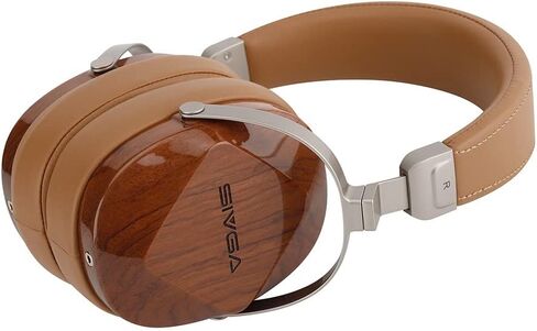 SIVGA Oriole Rosewood Wooden Closed Back Wired Dynamic Headphone (Brown) in Saudi Arabia