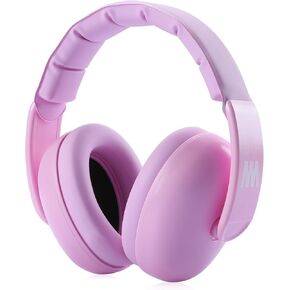 أغطية أذن آمنة لتقليل الضوضاء من مومبا، غطاء أذن لحماية السمع الحسي للأطفال الصغار، NRR 25dB إلغاء الضوضاء سماعات رأس مقاومة للصوت للسفر الطائر، والحفلات الموسيقية، والألعاب النارية، والرماية، وردي in Kuwait