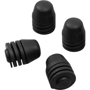 4PCS Hood Rubber Cushion Bumper, Bonnet Cushion Spin Hood Bumper Stops Fit for Cushion Stoppers Black Rubber