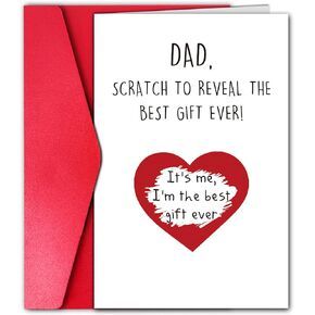 Funny Father’s Day Card for Dad, Hilarious Fathers Day Gift from Son Daughter