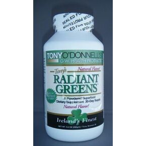 Radiant Greens Natural by Tony O'Donnell - 9.6 Oz/30 Servings