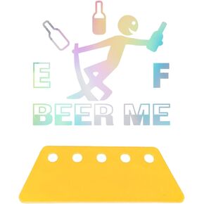 Funny Car Fuel Tank Sticker, EF Logo Waterproof High Gas Consumption Decal, Universal Vehicle Fuel Gage Empty Stickers Decor Suitable for Cars, Trucks, Motorcycles, SUVs (Hair Female, Pink) in Kuwait