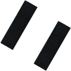 Mourning Bands for Badges - Black Honor Elastic Cloth Bands for Law Enforcement and First Responders Funeral Functions - 2 Pack