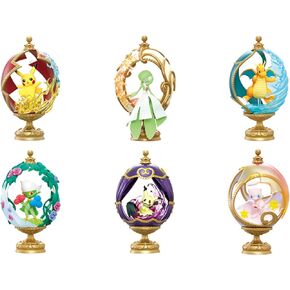 Reement Pokemon OVALTIQUE COLLECTION 1 Box, Approx. 5.1 x W 2.8 x D 2.8 inches (130 x 70 x 70 mm), PVC
