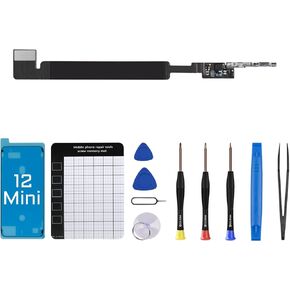 for iPhone 12 Mini Wireless Bluetooth Antenna Replacement WLAN Signal Bluetooth Flex Cable Connection Part for 12Mini with Repair Fix Tool 5.4inch A2176 A2398 A2399 A2400