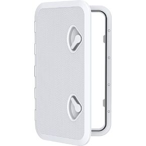 SEAFLO Marine Boat Deck Access Hatch & Lid 23.9" x 13.9", White, 606mm x 353mm