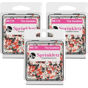 Buttons Galore Sprinkletz Polymer Clay Pieces for DIY Slime Add Ins Craft Embellishments 36 Grams 1500 Pieces - Animals & More (Top Dog)