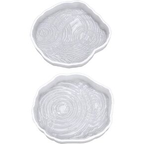 Round Coaster Resin Moulds Silicone,Crystal Epoxy Resin Mold Cup Mat Tray Silicone Mould for Jewelry Making,Home Decor