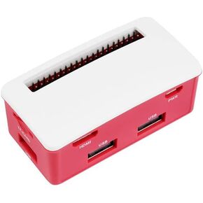 USB HUB Box Suitable for Raspberry Pi Zero Series, with USB HUB HAT (B) Inside, Includes 4X USB 2.0 Ports