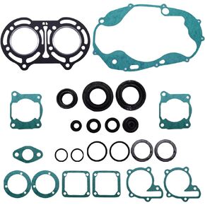 Engine Gasket Set with Oil Seals Kit Replacement for Yamaha Banshee 350 YFZ350 1987-2006