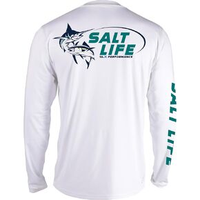 Salt Life Men's Big Win Long Sleeve Performance Tee