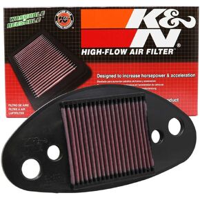 فلتر هواء المحرك K&N: أداء عالٍ، ممتاز، فلتر هواء Powersport: يناسب 2001-2008 SUZUKI (C50 Boulevard، C50B Boulevard، C50T Boulevard، VL800 Intruder C800، C50C Boulevard) SU-8001