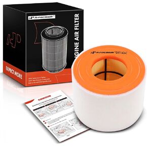 A-Premium Engine Air Filter Compatible with Audi A6 2012-2018, A6 Quattro 2013-2018, L4 2.0L, Radial Seal, Replace# 4GD133843A