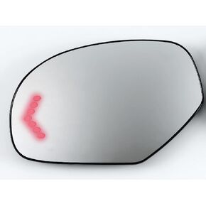 APA Replacement Mirror Glass Power Heated with LED Signal for 2007-2014 SILVERADO TAHOE SUBURBAN Driver Left Side 15874992 25892978 GM1323349 GM1323354 GM1324138