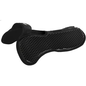 Acavallo Wither Free Hexagonal Gel Micropile Half Pad - Black
