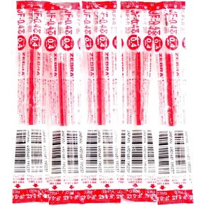 Zebra 0.4mm Red Ink Refill (JF-0.4), for Zebra Sarasa Clip 0.4 Gel Ballpoint Pen(JJS15-R), × 5 Pack/total 5 pcs (Japan Import) [Komainu-Dou Original Package]