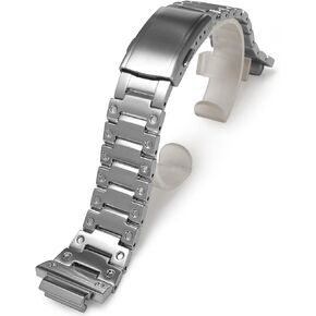 MOD Kit Quick Release Bracelet Metal Watchband Modified Strap 316 Stainless Steel Strip Compatible With Casio For G-SHOCK Men's GM2100 GM2100B-3A