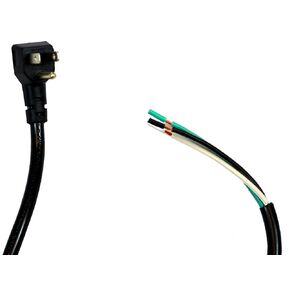 11' 3" 14/3 Black 5-15P Right Angle Plug to ROJ SJTOW Cord Set