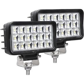 EXZEIT 36W Backup Lights for Ranger, 150° Flood Reverse Light， 4.4 Inch Cpmpatible for Truck Polaris Tractor Golf Cart UTV ATV, 12/24V